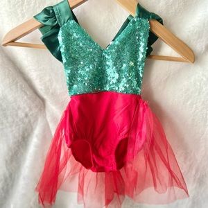 Christmas bodysuit/ dress